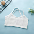 Breathable Cotton Camisole Vests Women Bra - White - Shop N Save