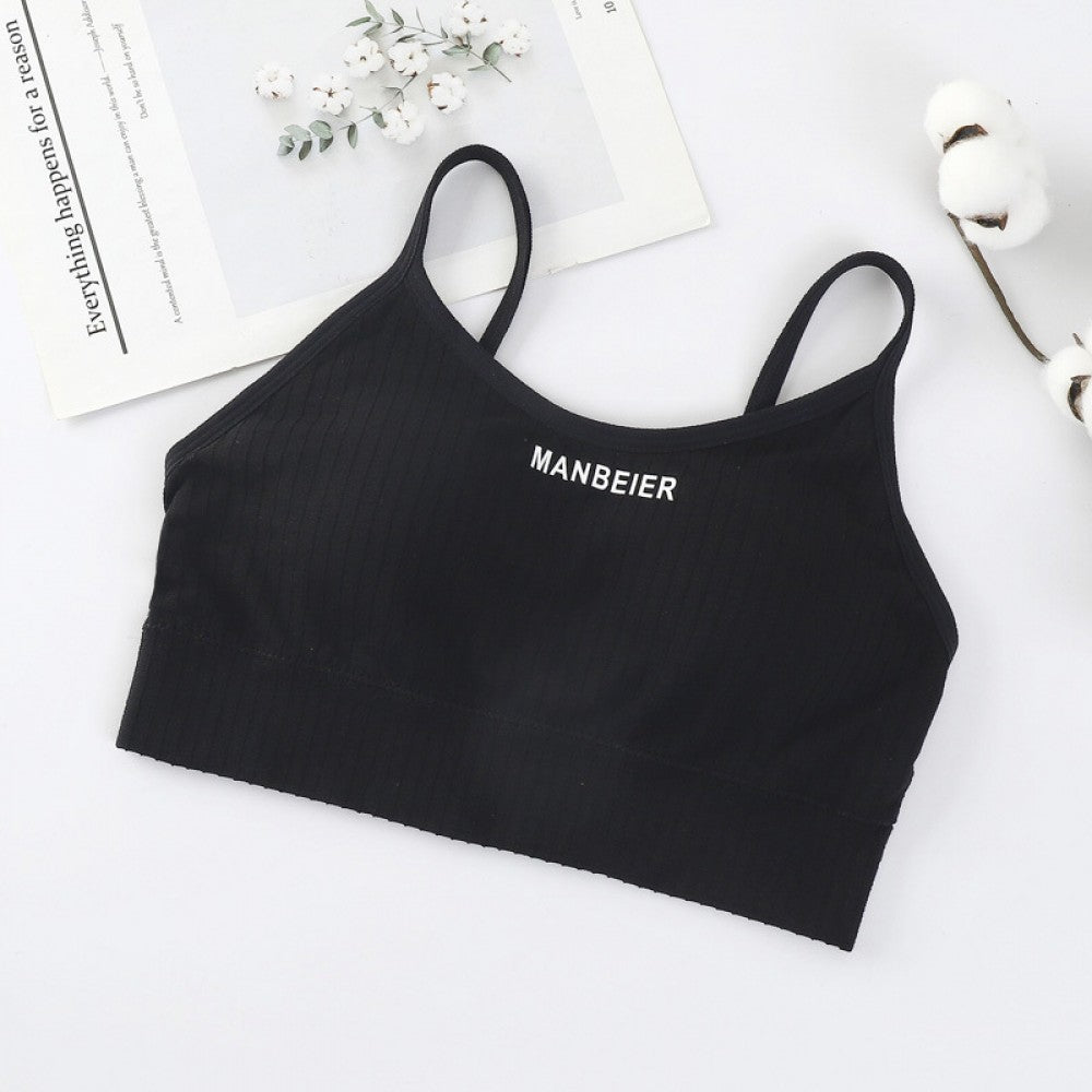 OLOEY Bra For Women Gym Crop Top - Black - Shop N Save