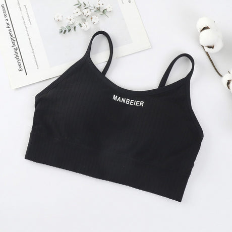 OLOEY Bra For Women Gym Crop Top - Black - Shop N Save