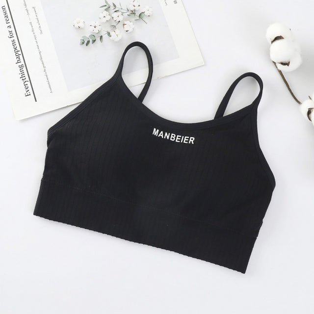 OLOEY Bra For Women Gym Crop Top - Black - Shop N Save