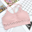 Sports Cross Beauty Bra For Women - Pink - Shop N Save