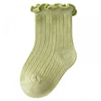 Newborn Thin Mesh Breathable Combed Cotton Lace Socks - Green - Shop N Save