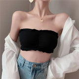 Lingerie Sport Backless Strapless Top Bra - Black - Shop N Save