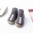 Newborn Infant Cartoon Design Socks Shoes For Kids Baby Girls - Breathable New Stylish Fashion For Boys Children - Soft Cotton Shoes - Gray - Shop N Save
