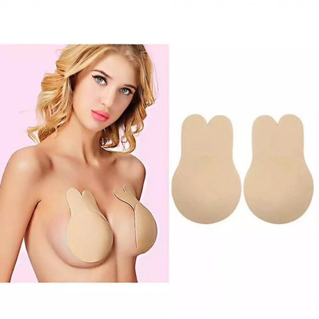 Chest Lifting Backless Push Up Silicone Adhesive Bra - Skin - Shop N Save