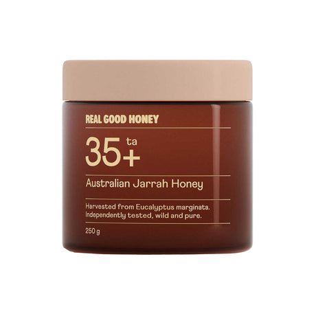REAL GOOD HONEY JARRAH TA35+ 250G JAR - Shop N Save