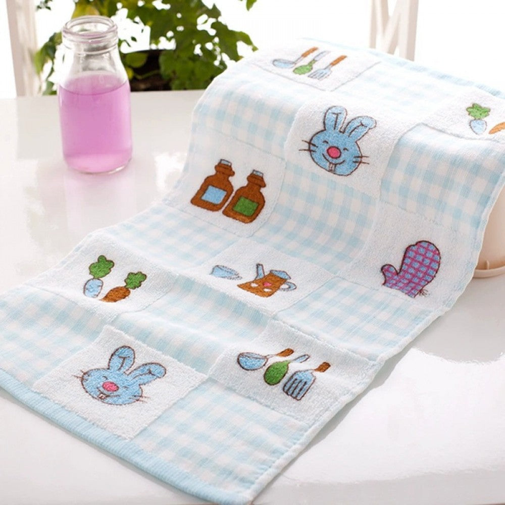 Printed Cartoon Pure Cotton New Born Towel - Shop N Save