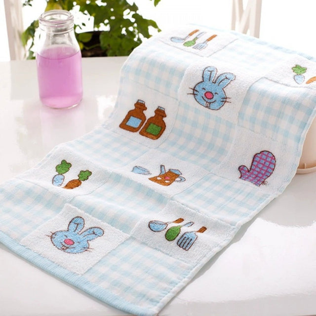 Printed Cartoon Pure Cotton New Born Towel - Shop N Save