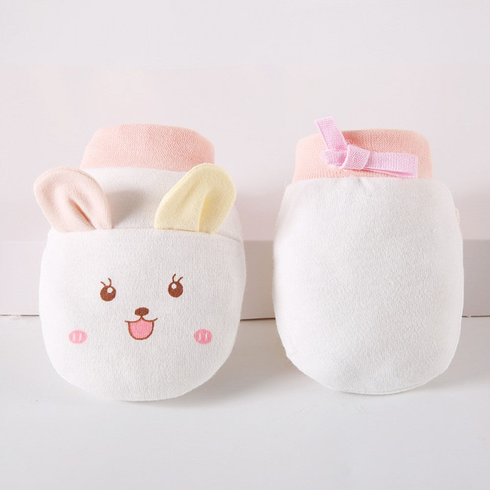 Newborn Anti-Scratch Baby Gloves - Pink - Shop N Save