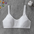 Girls Soft Bra for Teenagers Wire Free - White - Shop N Save
