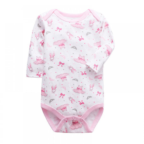 Newborn Long Sleeved Jumpsuit Romper -Pink - Shop N Save