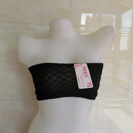 Strapless Soft Crop Slim Chest Bra Women - White - Shop N Save