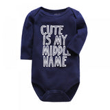 Newborn Long Sleeved Jumpsuit Romper - Black - Shop N Save