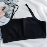 Tank Tops Teenage Bra For Girls - Black - Shop N Save