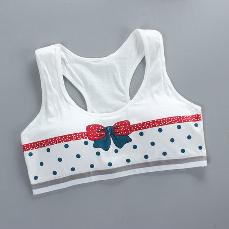 Puberty Girls Underwear Cotton Training Bra - White - Shop N Save