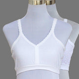 Sport Bra Without Underwire U Type Bralette Push Up Underwear white - Shop N Save