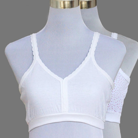 Sport Bra Without Underwire U Type Bralette Push Up Underwear white - Shop N Save