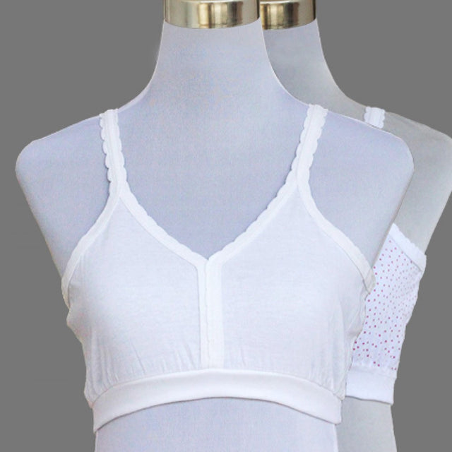 Sport Bra Without Underwire U Type Bralette Push Up Underwear white - Shop N Save