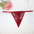 Women Lace Thong - Red - Shop N Save