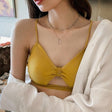 Cross-Border Strap Base Ring Bra - Yellow - Shop N Save