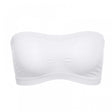 New Breathable Mesh Tube Bra Strapless Crop Top - White - Shop N Save