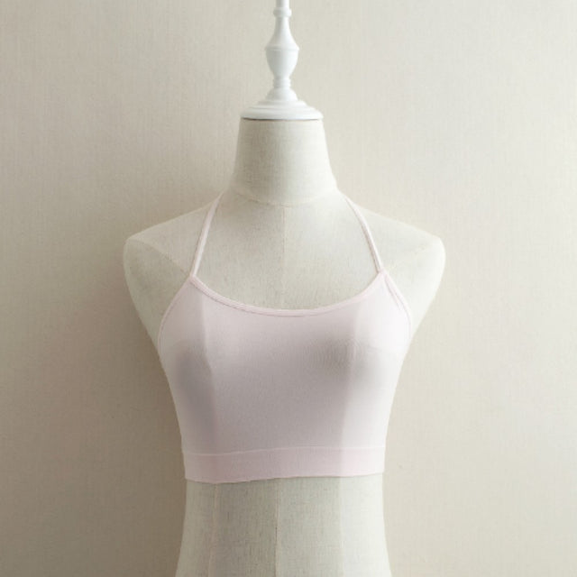 Spaghetti Strap European And America Top Fashion Bra - Light Pink - Shop N Save