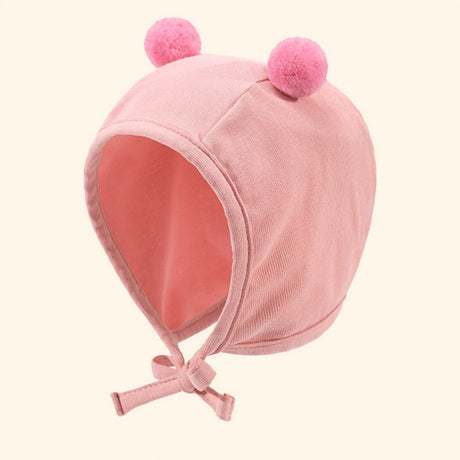 Cute New Born Hat Cold-Proof Thickened Palace Ear Protection Tire - Pink - Shop N Save