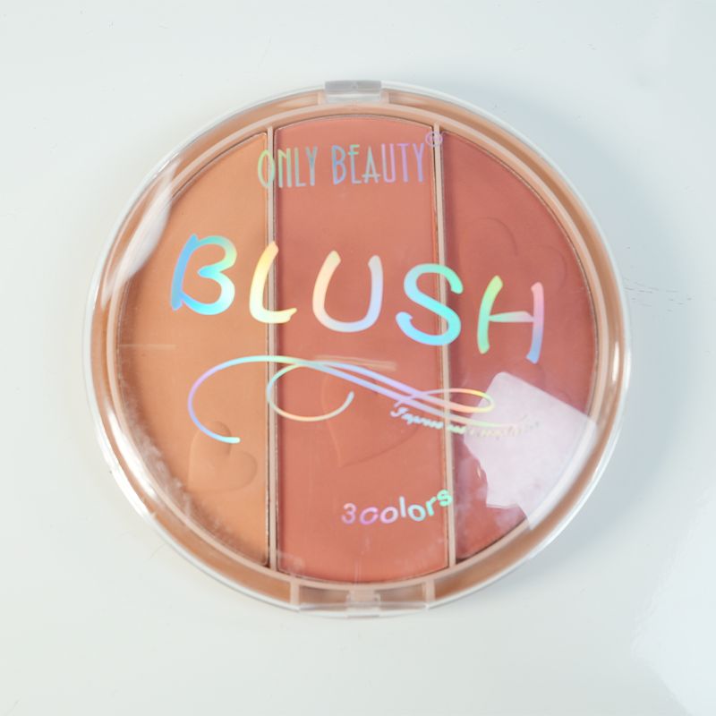 Only Beauty Blush 3-Color Makeup Set for Flawless Beauty (01)