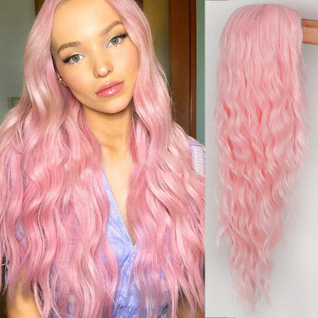 European & American Fiber Wigs: Corn Permed, Long Curls, Water Ripples