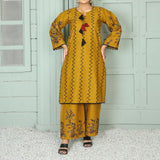 2 Piece Kurti Salwar Embroidery Set - Pure Cotton Collection Stylish Solid Color Light Weight Cotton Fabric Suit Top Bottom Salwar Kameez Indian Pakistani Embroidered Suit For Event Party Outdoor Dress - White - Shop N Save
