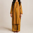 2 Piece Digital Print Kurti Salwar Set - Pure Cotton Collection Stylish Light Weight Cotton Fabric Suit Top Bottom Salwar Kameez Indian Pakistani Printed Suit For Casual Outdoor Dress - Golden - Shop N Save