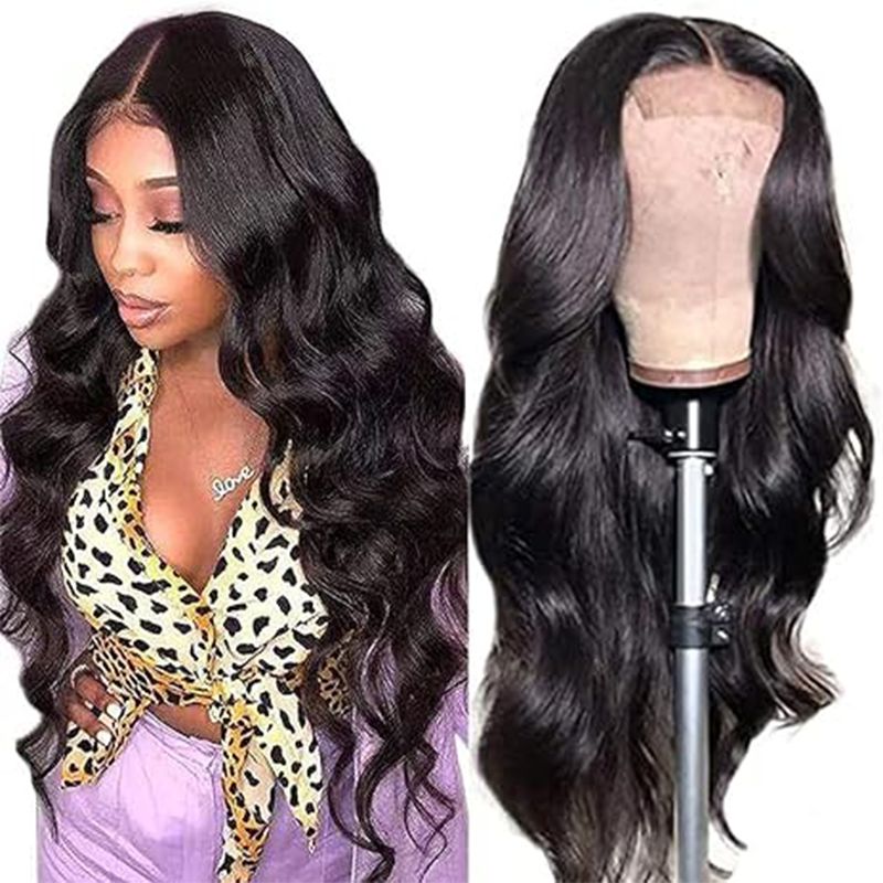 Women's Long Curly Hair Wig: Middle Parting, Big Waves