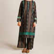 2 Piece Digital Print Kurti Salwar Set - Pure Cotton Collection Stylish Light Weight Cotton Fabric Suit Top Bottom Salwar Kameez Indian Pakistani Printed Suit For Casual Outdoor Dress - Black - Shop N Save
