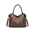 Large Capacity Handbag: Stylish, Synthetic Leather, Zip Closure - Shop N Save