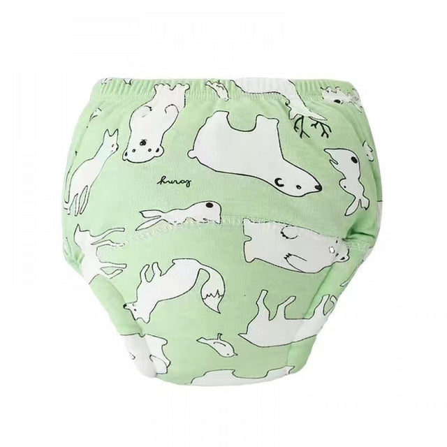 Washable New Born Diaper Pants - Green - Shop N Save