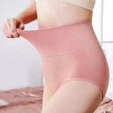 Tummy Belly Shaping Control Panties Mid Waist Underwear - Pink - Shop N Save