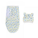 Newborn Swaddle Sleeping Bag Baby Cocoon Hug Quilt Hat Suit Baby Wrap Blanket - Shop N Save