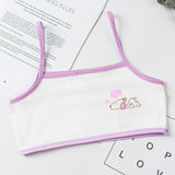 Soft Cotton Student Girl Bra Cartoon - Purple - Shop N Save