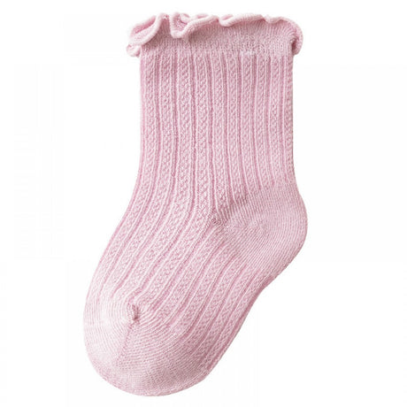 Newborn Thin Mesh Breathable Combed Cotton Lace Socks - Pink - Shop N Save