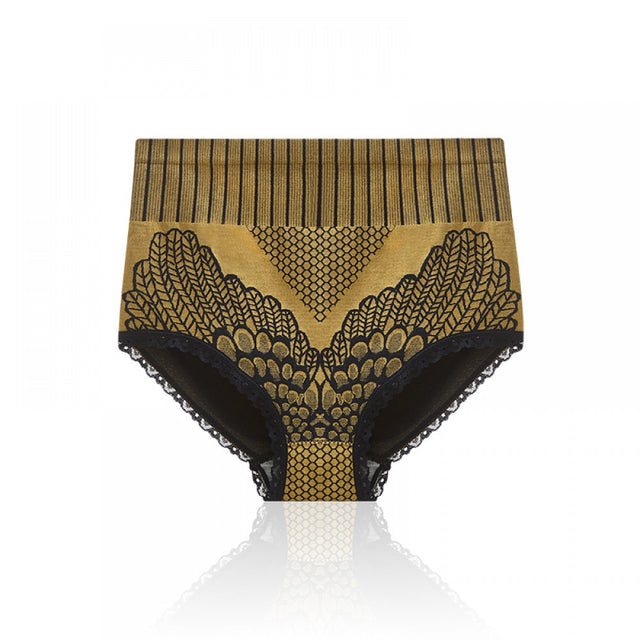 Women Seamless Panties Underwear Female Waist Hip Lifting Golden - Shop N Save