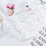 Women Lace Underwear Panties Cotton Comfort - White - Shop N Save