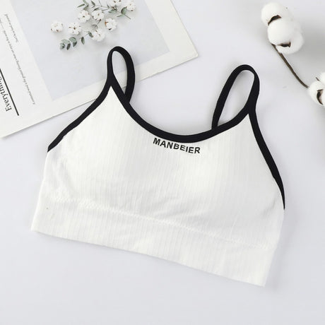 OLOEY Bra For Women Gym Crop Top - White - Shop N Save
