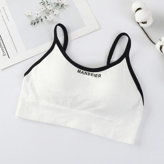 OLOEY Bra For Women Gym Crop Top - White - Shop N Save