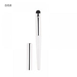 Synthetic Hair Make Up Lip Brush With Lid - White