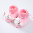 Cute High-Top Baby New Born Velvet Thickened Warm Cotton Shoes - Pink - Shop N Save