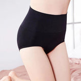 Tummy Belly Shaping Control Panties Mid Waist Underwear - Black - Shop N Save