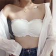 Lingerie Sport Bra Backless Strapless Top Bra - White - Shop N Save