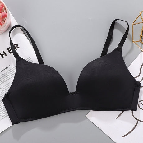 European Style Seamless Soft Women Bra - Black - Shop N Save