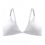 Front Closure Cotton Backless Comfort Bra - White - Shop N Save
