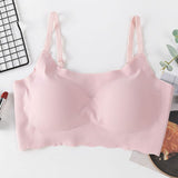 Seamless Push Up Bra Soft Padded Bra For Women - Pink - Shop N Save